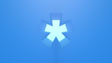 Obraz premium 3D Object Layered Characters: 