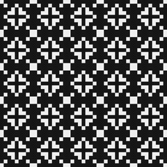 Abstract Cross Pattern Dots Logo generative computational art illustration