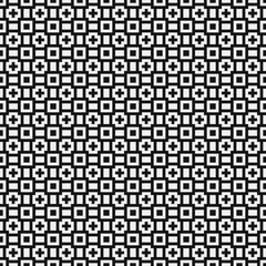 Fototapeta premium Abstract Cross Pattern Dots Logo generative computational art illustration
