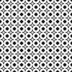 Abstract Cross Pattern Dots Logo generative computational art illustration