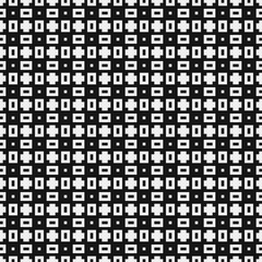 Fototapeta premium Abstract Cross Pattern Dots Logo generative computational art illustration