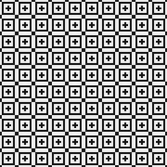 Abstract Cross Pattern Dots Logo generative computational art illustration