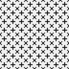 Abstract Cross Pattern Dots Logo generative computational art illustration