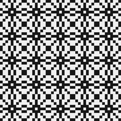 Fototapeta premium Abstract Cross Pattern Dots Logo generative computational art illustration