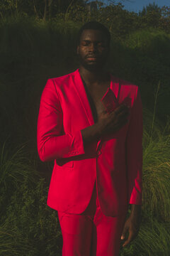coat pant red