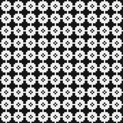 Abstract Cross Pattern Dots Logo generative computational art illustration