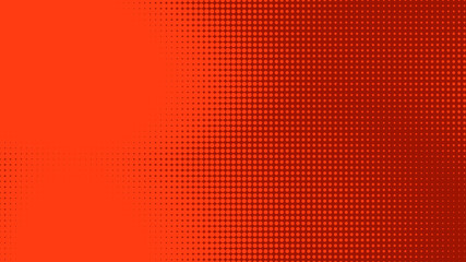 Dots halftone red purple color pattern gradient texture with technology digital background. Dots pop art comics style.