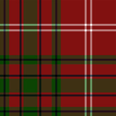 Seamless vector tartan pattern for fabric, textile, wrapping etc. Plaid background	