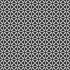 Fototapeta premium Abstract Cross Pattern Dots Logo generative computational art illustration