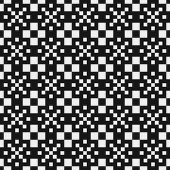 Fototapeta premium Abstract Cross Pattern Dots Logo generative computational art illustration