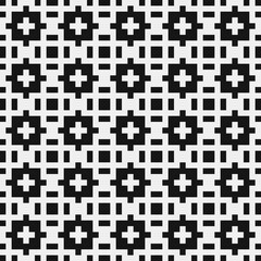 Fototapeta premium Abstract Cross Pattern Dots Logo generative computational art illustration