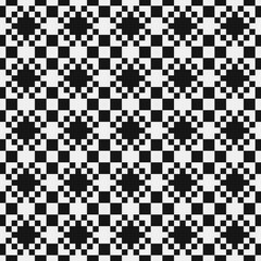 Abstract Cross Pattern Dots Logo generative computational art illustration