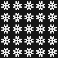 Abstract Cross Pattern Dots Logo generative computational art illustration