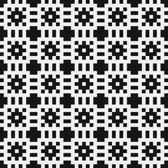 Fototapeta premium Abstract Cross Pattern Dots Logo generative computational art illustration