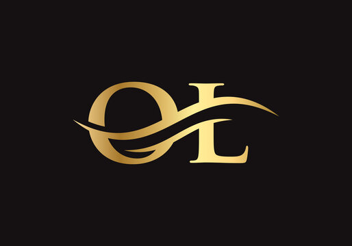 OL logo design. OL Logo for luxury branding. Elegant and stylish design for your company. 