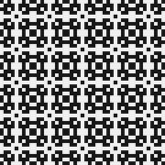 Fototapeta premium Abstract Cross Pattern Dots Logo generative computational art illustration