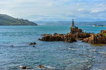 Lighthouse at Knysna Lagoon, Garden Route, Western Cape, South Africa 