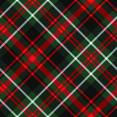 Seamless vector tartan pattern for fabric, textile, wrapping etc. Plaid background