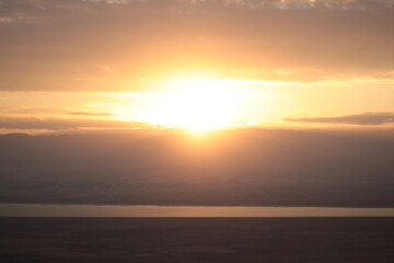 Traveling around the Israeli West Bank wall in Bethlehem and the ruins of Masada and mountains of...