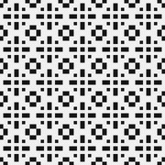 Fototapeta premium Abstract Cross Pattern Dots Logo generative computational art illustration