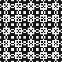 Fototapeta premium Abstract Cross Pattern Dots Logo generative computational art illustration