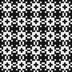 Fototapeta premium Abstract Cross Pattern Dots Logo generative computational art illustration