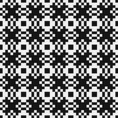 Fototapeta premium Abstract Cross Pattern Dots Logo generative computational art illustration