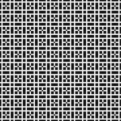 Fototapeta premium Abstract Cross Pattern Dots Logo generative computational art illustration