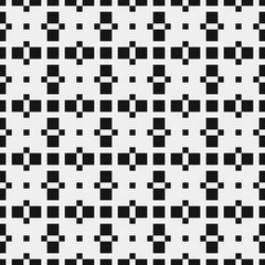 Fototapeta premium Abstract Cross Pattern Dots Logo generative computational art illustration