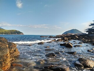 beach and sea