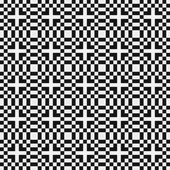 Fototapeta premium Abstract Cross Pattern Dots Logo generative computational art illustration