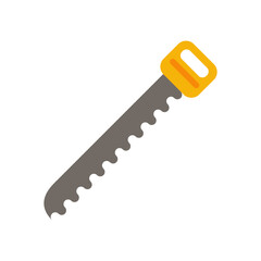 saw tool flat style icon