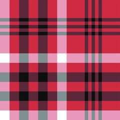 Seamless vector tartan pattern for fabric, textile, wrapping etc. Plaid background