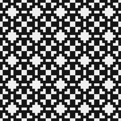 Abstract Cross Pattern Dots Logo generative computational art illustration