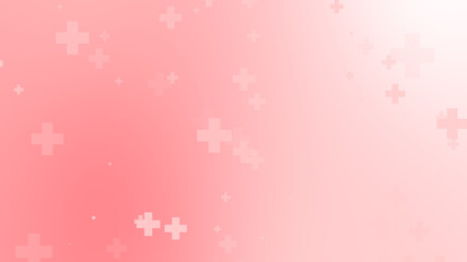 Medical health red cross pattern background. Abstract healthcare for World Blood Donor Day.