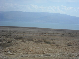 Hiking in the Golan Heights between the mine fields of Israel, Lebanon and Syria in the Middle East