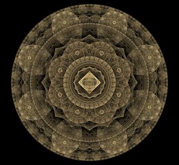 Abstract fractal pattern and shape