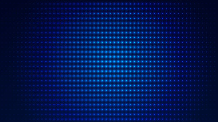 Dot  white blue pattern screen led light gradient texture background. Abstract  technology big data digital background. 3d rendering.