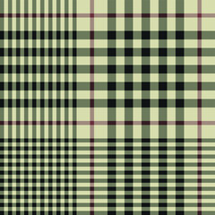 Seamless vector tartan pattern for fabric, textile, wrapping etc. Plaid background	