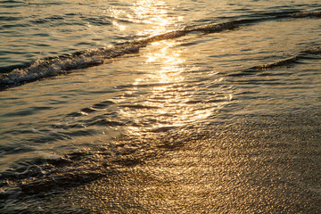 夕暮れの布良浜