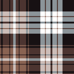 Seamless vector tartan pattern for fabric, textile, wrapping etc. Plaid background	