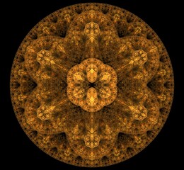 Abstract fractal pattern and shape