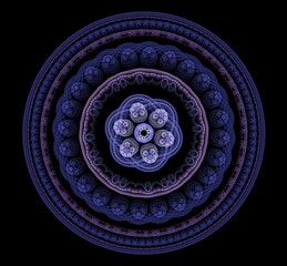 Abstract fractal pattern and shape
