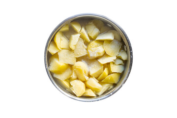 boiled potato garnish vegetables meal on the table tasty serving size top view copy space for text food background rustic