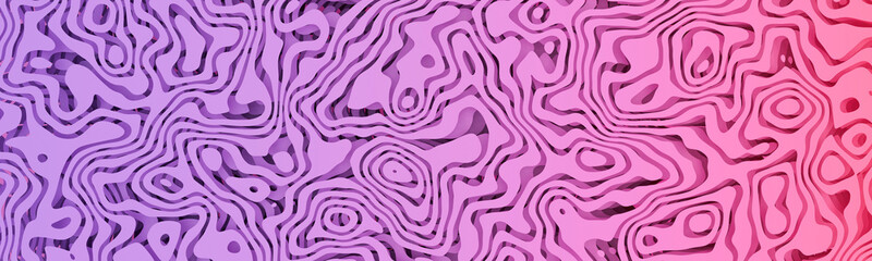 3d render abstract purple red pink gradient background