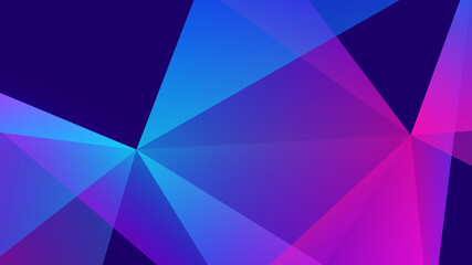 Obraz premium Modern abstract geometric background concept with glowing dynamic triangular shapes