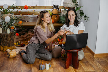 Thanksgiving online, virtual thanksgiving dinner, celebrate family and show gratitude in new...
