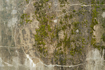 Abstract colorful cement wall texture and background with cracks