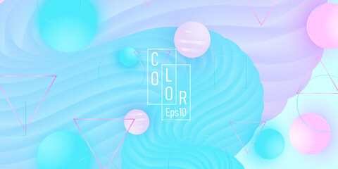 Color background. Fluid pattern. Pink, blue colors.