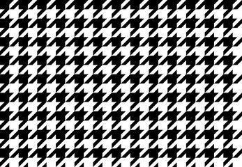 seamless vector hound tooth check pattern